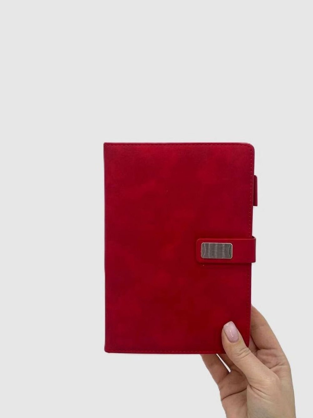 Блокнот А5 в линейку 170 л красный (8412-6)