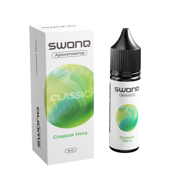 Купить Ароматизатор SWONQ Classic Cluster 15 мл - Сладкая Мята