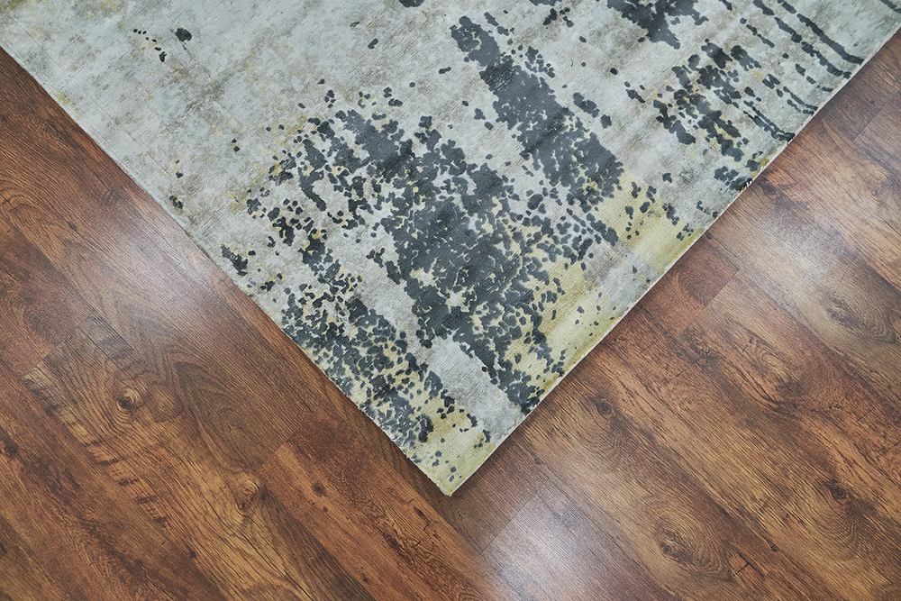 Ковер 200x300 см Garda Decor Ascona ручной работы вискоза коричнево-бежевый