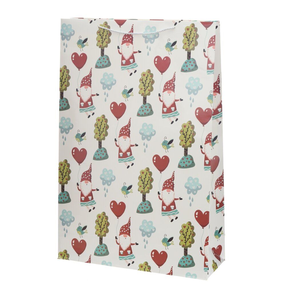 GAEM Пакет подарочный XXL (бумага 210г/м2, блок 12шт, L49 W17 H74 см, 4в.