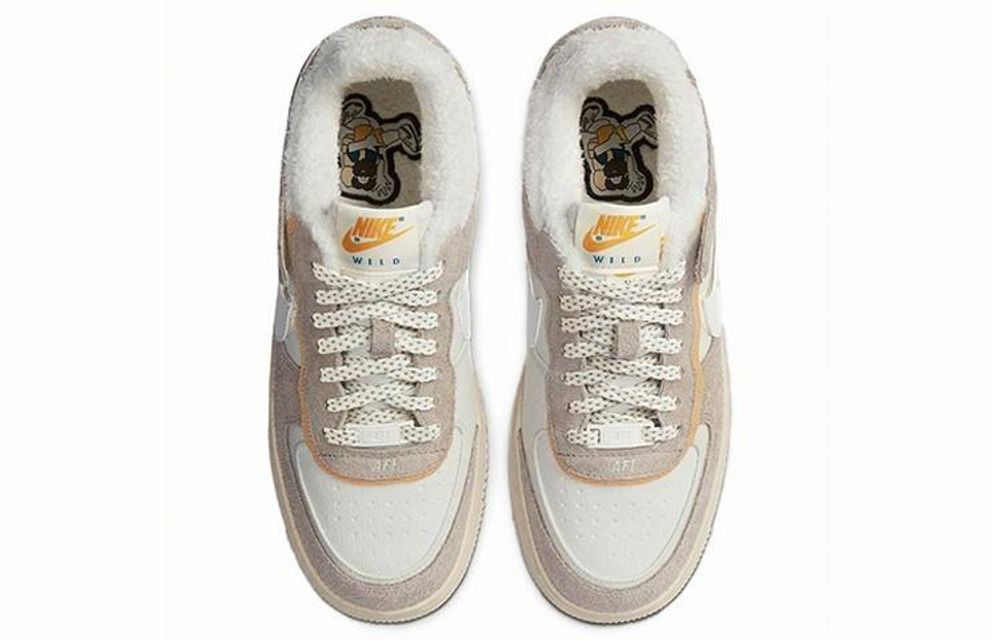Кроссовки Nike Air Force 1 Low Fur-Lined Shadow (Женская размерная сетка)