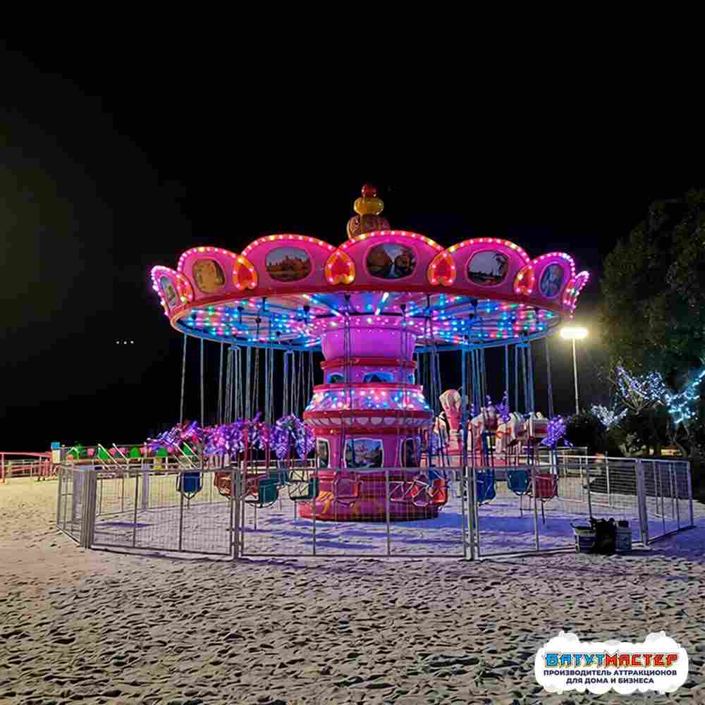 Подвесная карусель «Небесный Полёт», 24 места, 8×8×7 м