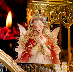 Наклейки Journamm "Девочки-Принцессы", пластик, влагостойкие, 20 штук