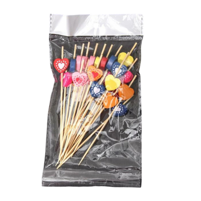 Шпажки Доляна «Сердце», h=12 см, набор 25 шт., МИКС