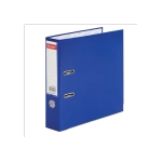 Регистратор 75мм BRAUBERG, покрытие пластик, с уголком, синяя