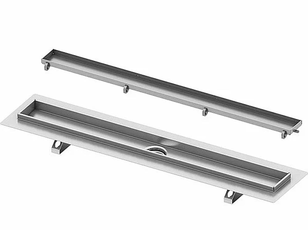 Душевой лоток TECE Drainline 100 комплект, хром