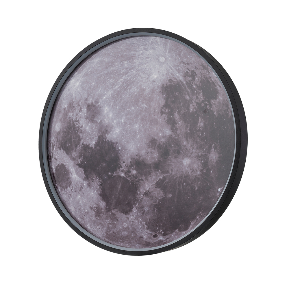 Настенно-потолочный светодиодный светильник 43Вт, 3136Лм, 3000-6500К, Ra>80,  металл/силикон, коричневый