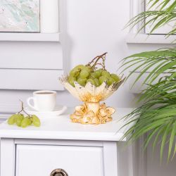 Фруктовница-конфетница Орхидея Лайм Айвори