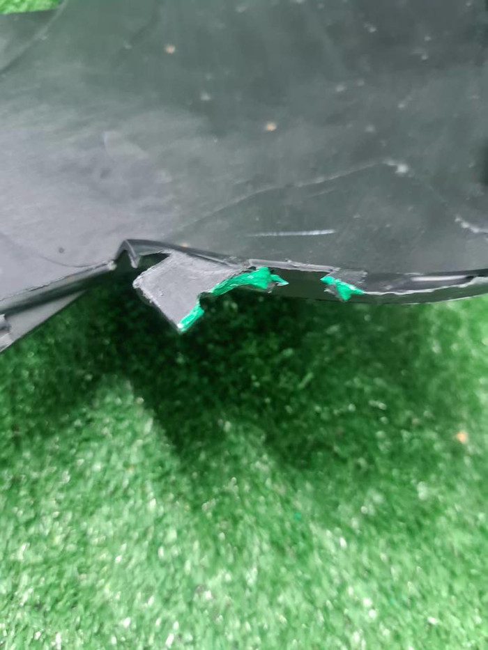 Юбка переднего бампера Mercedes GLS x167 19-23 AMG