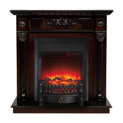 Электрокамин RealFlame Dacota AO античный дуб с очагом Fobos Lux Black RC