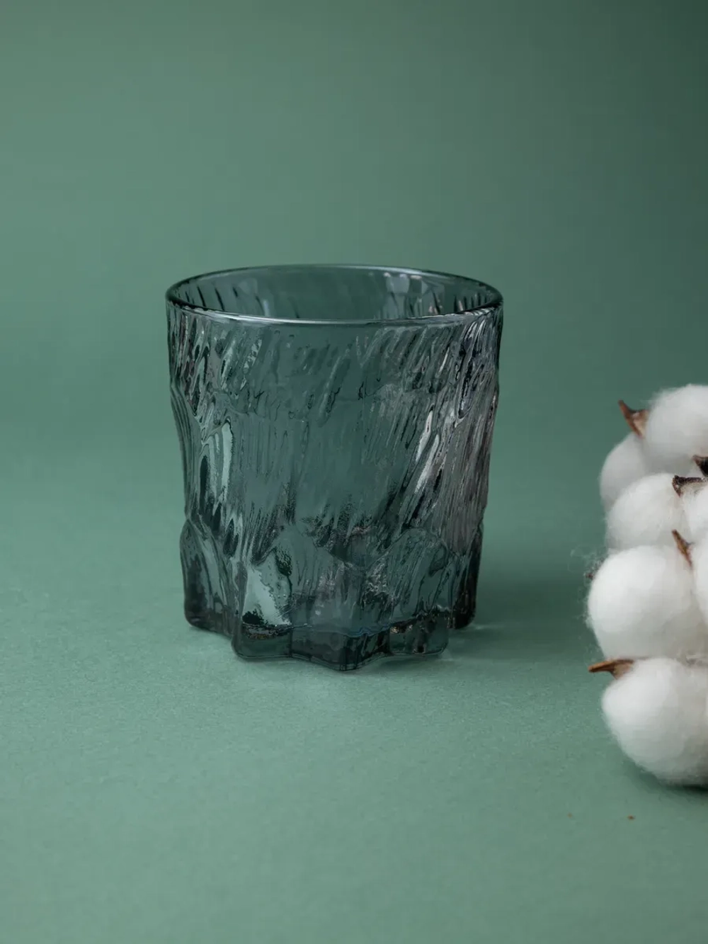 Стаканы для виски, 6 шт. Черный лед, 260 мл.