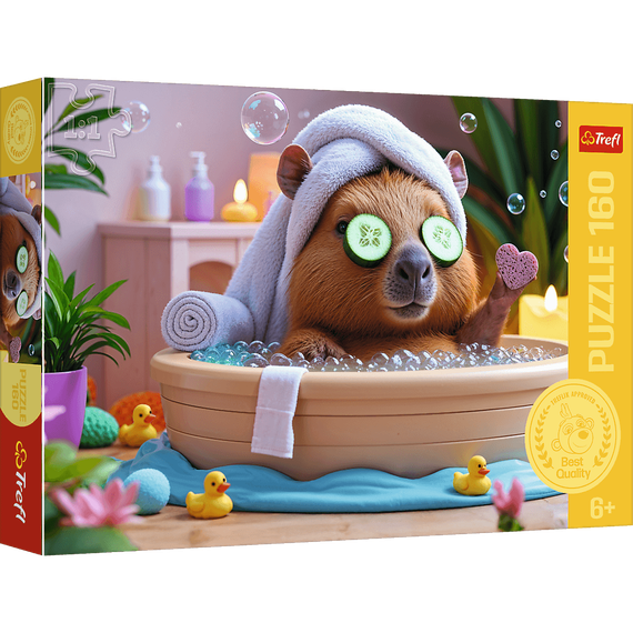 Puzzles - &quot;160&quot; - Capybara in SPA / Trefl