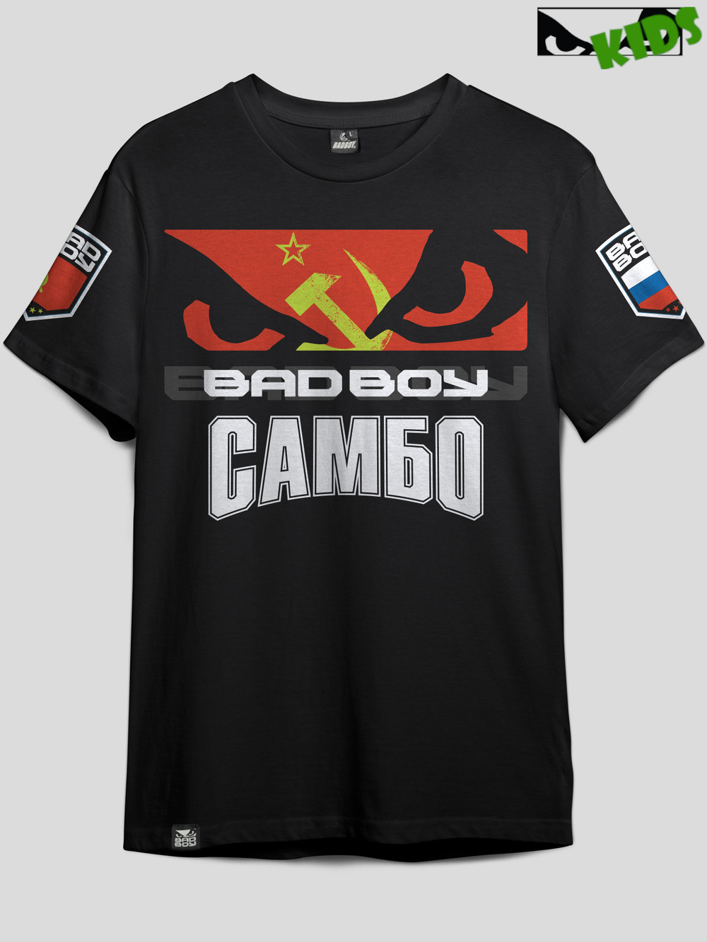 Футболка  Bad Boy World Sambo черная