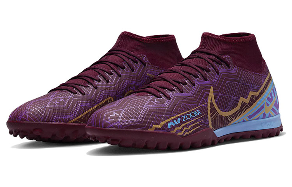 Nike Mercurial Superfly 9 Academy Km Tf "Red Purple"