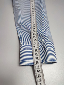 Рубашка H&M в полоску 46 размер