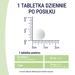 Диетическая добавка Naturell Organic Zinc + C, 60 таблеток + 40 таблеток бесплатно