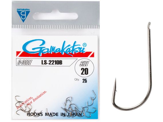Крючки Gamakatsu LS-2210B HOOKS BRONZE разм. 20 25шт.