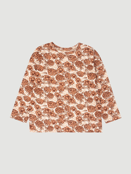 Лонгслив оверсайз Mjölk Roses