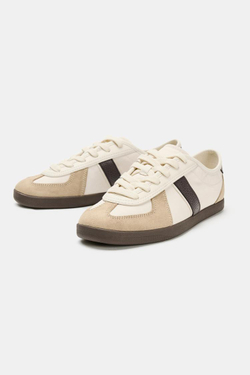 ZARA КРОССОВКИ, КОРИЧНЕВЫЙ