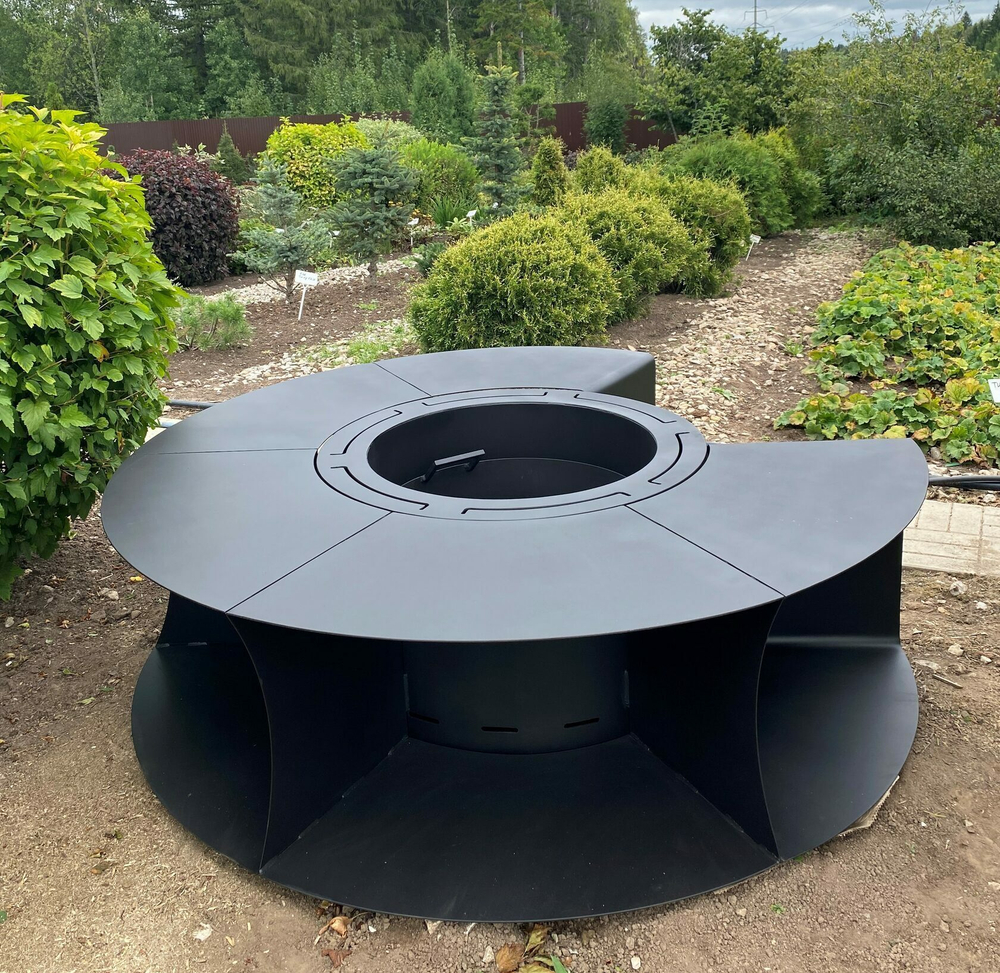 Дровяной гриль-стол Elbrus Grill Альпы 1300, 3мм