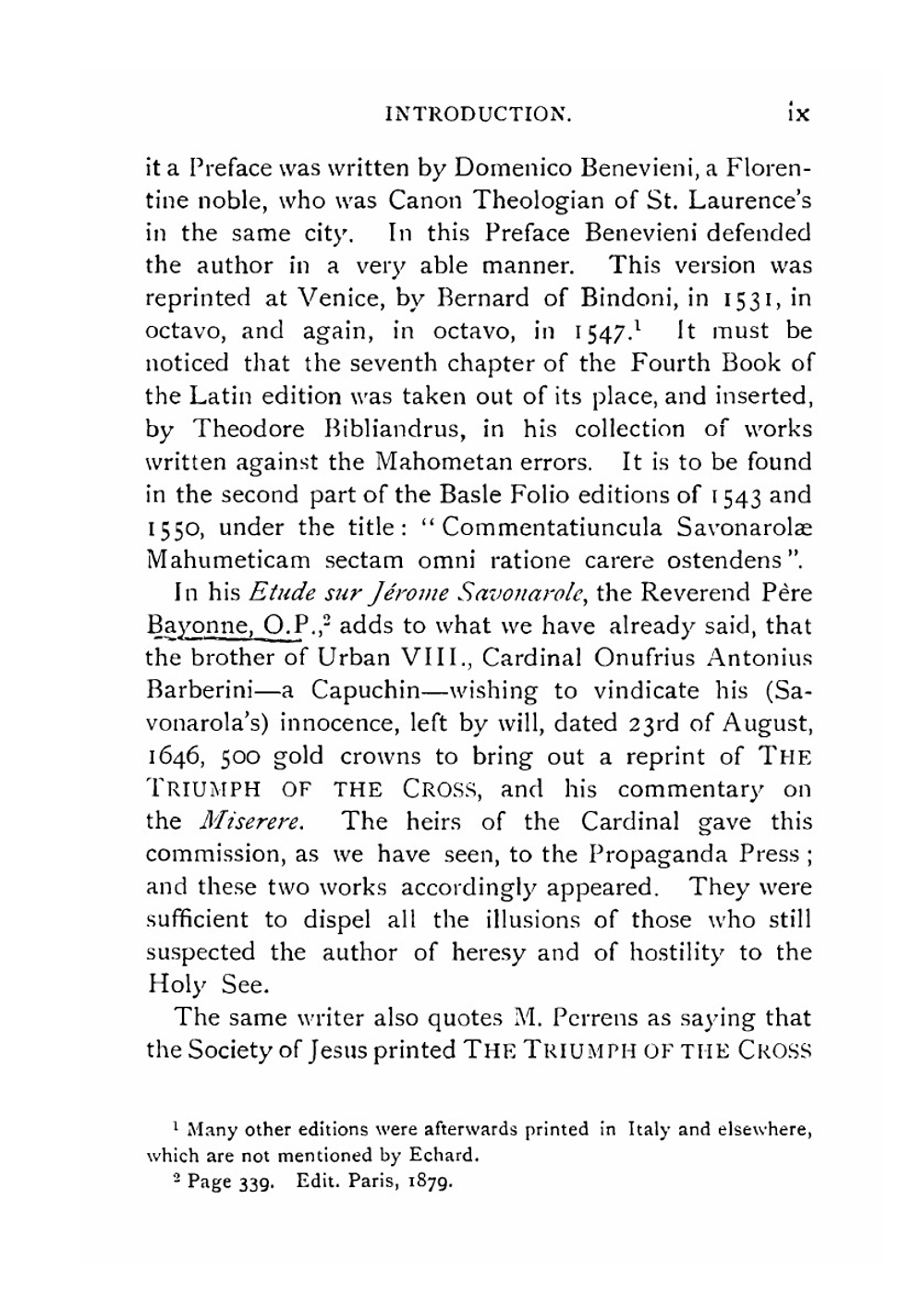 The triumph of the cross | Girolamo Savonarola