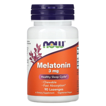Now Foods Melatonin 3 mg 90 Lozenges , Мелатонин в пастилках