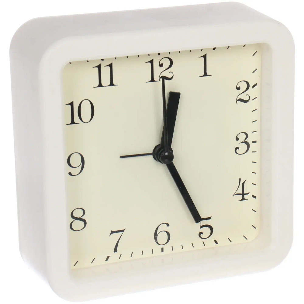 Будильник «Виола» 10,5*10,5*4см, микс цветов