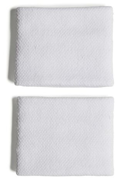 Напульсник теннисный Adidas Tennis Wristband Small (OSFM) - white/white/black