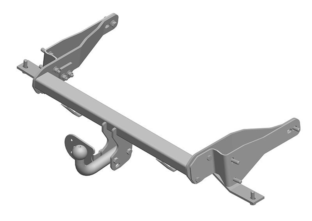 Фаркоп для Chevrolet Captiva, C100, 2006-2013 (без электрики) (паспорт и сертификат) AvtoS.CV05