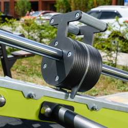 Force-2813 Уличный тренажер Становая тяга с переменной нагрузкой ZAVODSPORTA