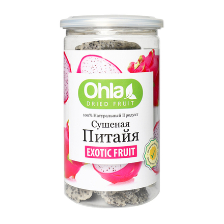 Натуральная сушеная питайя Ohla, 400 г.