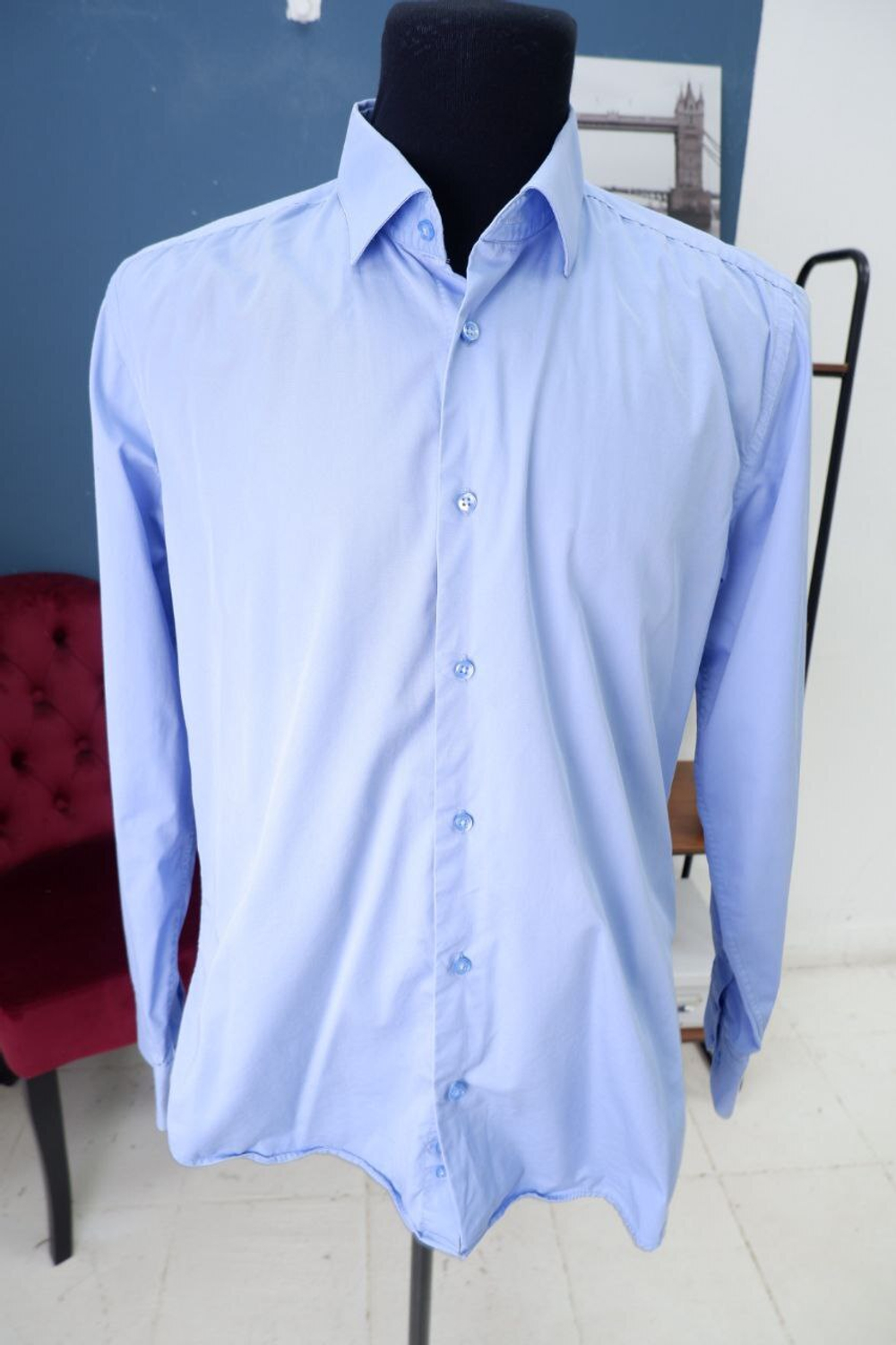 Рубашка Bawer голубая 48 размер