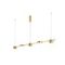 Подвесной светодиодный светильник Crystal Lux Tristan SP5 L1200 Gold