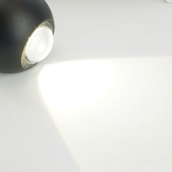 Светодиодный светильник стационарный Feron AL51 2*1W 4000K черный 51130