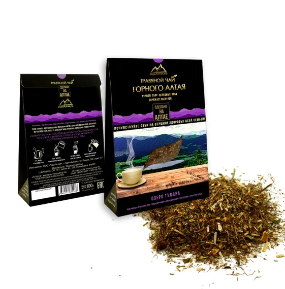 Чай &quot;Озеро Тумана&quot; - ручной сбор целебных трав успокаивающий 100 гр