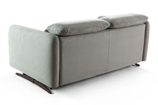 Rimini диван-кровать прямой замша мятный