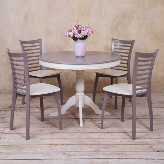 Стол Эдельвейс К 1000 (бук тон шале/подстолье тон 1)