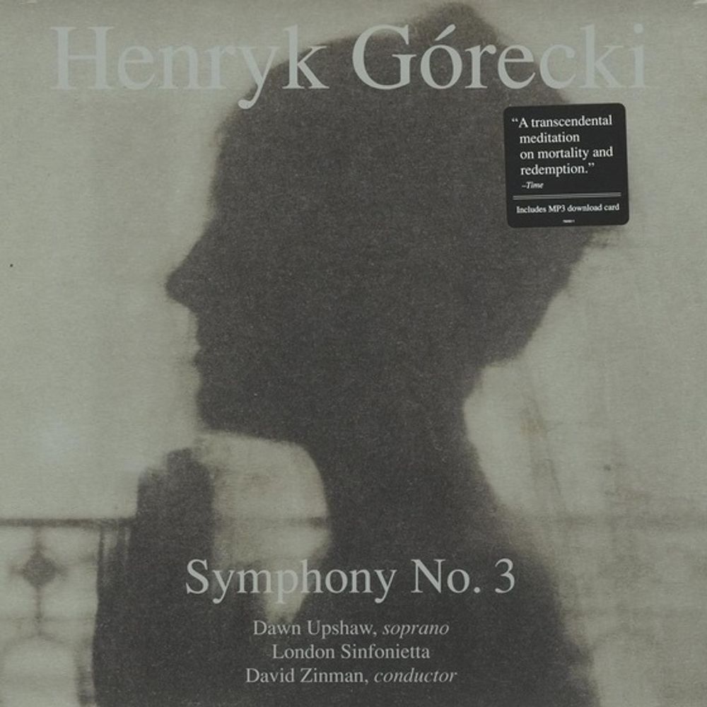 Henryk Gorecki, Dawn Upshaw, London Sinfonietta, David Zinman / Symphony No. 3 (LP)