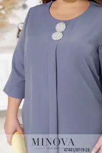 Платье 19-46-Васильковый Minova