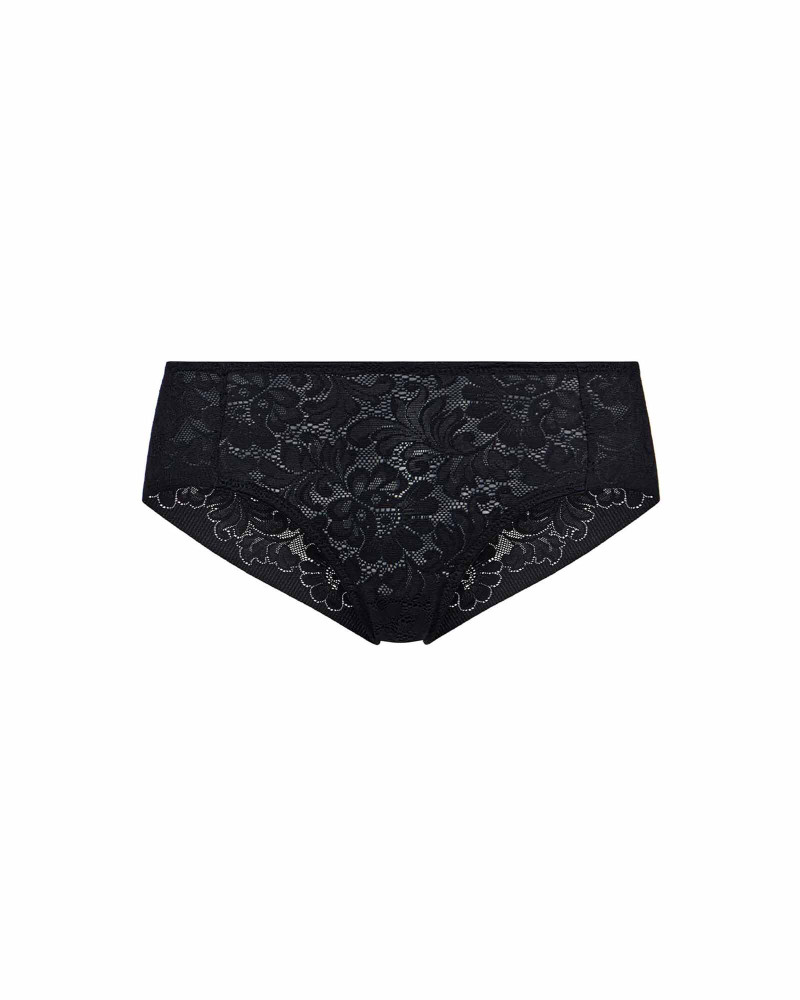 трусы слипы Openwork черные