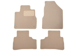 Коврики в салон для NISSAN Murano АКПП 2007-2010, 2010-2012, 2011-2015, внедорожник , 4 шт. (текстиль, бежевые) KLEVER04362622112KH