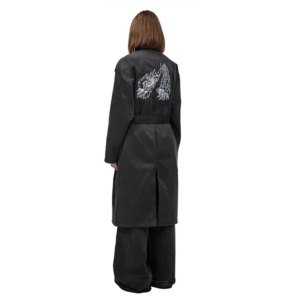 Брюки Волчок Wolves Demons черные