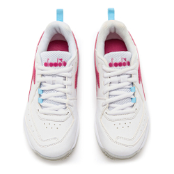 Детские теннисные кроссовки Diadora S. Challenge 5 SL AC All Court Shoe Kids - White, Pink