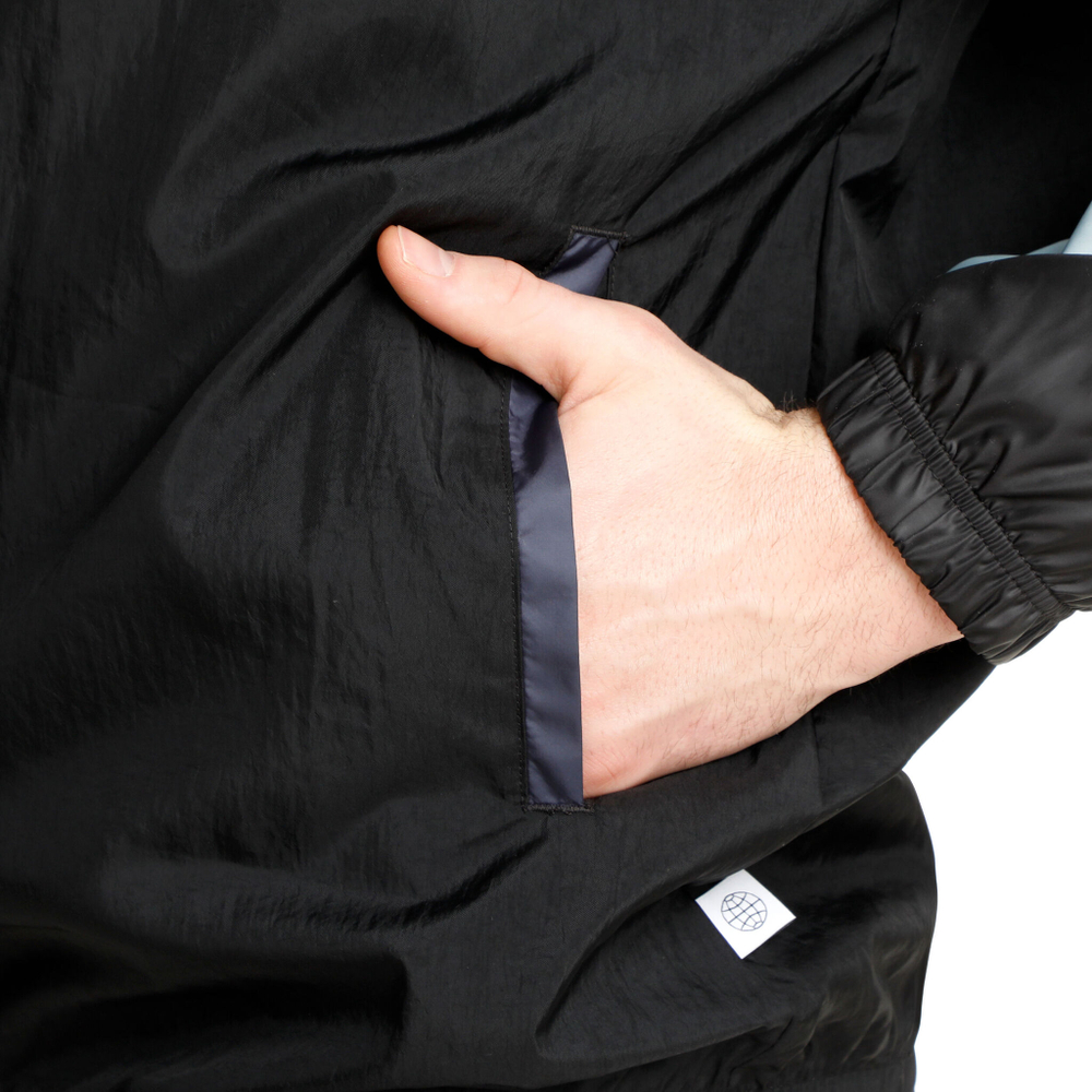 Мужские теннисные Костюмы adidas Woven Fut Retro Tracksuit Men - Black, Multicoloured