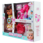 Пупс функциональный с аксессуарами, коробка HX332-19