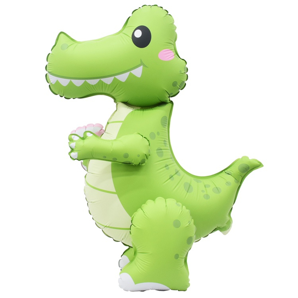 Шар Фольгированный Крокодил сатин (Мятный)