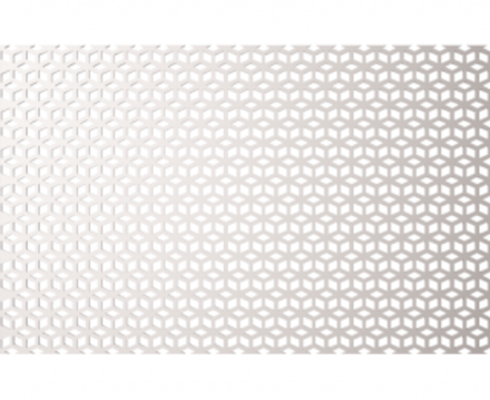 Панель декоративная перфорированная (без рамки) Илона, 812*512, Белый