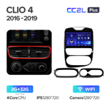 Teyes CC2L Plus 10,2"для Renault Clio 4 2016-2019