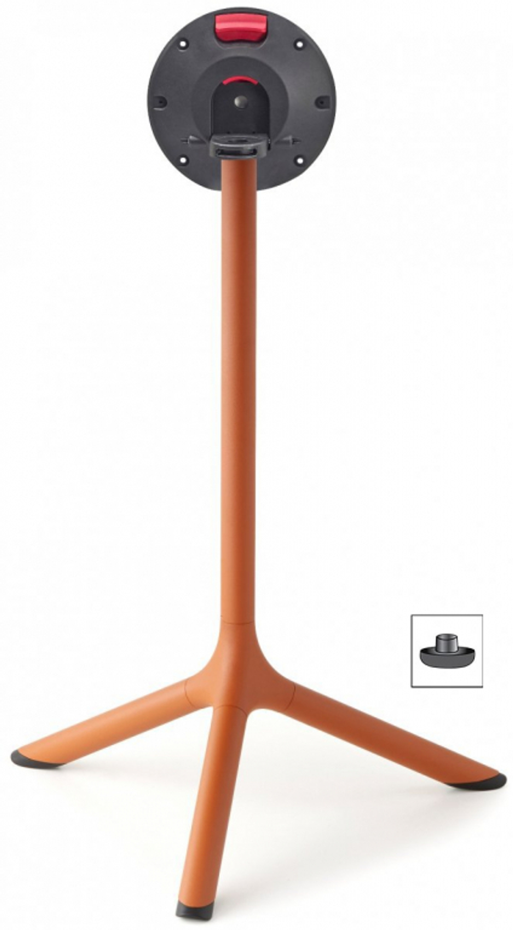 Стол ламинированный обеденный складной Scab Design Tripe Folding, терракотовый, состаренный дуб тортора