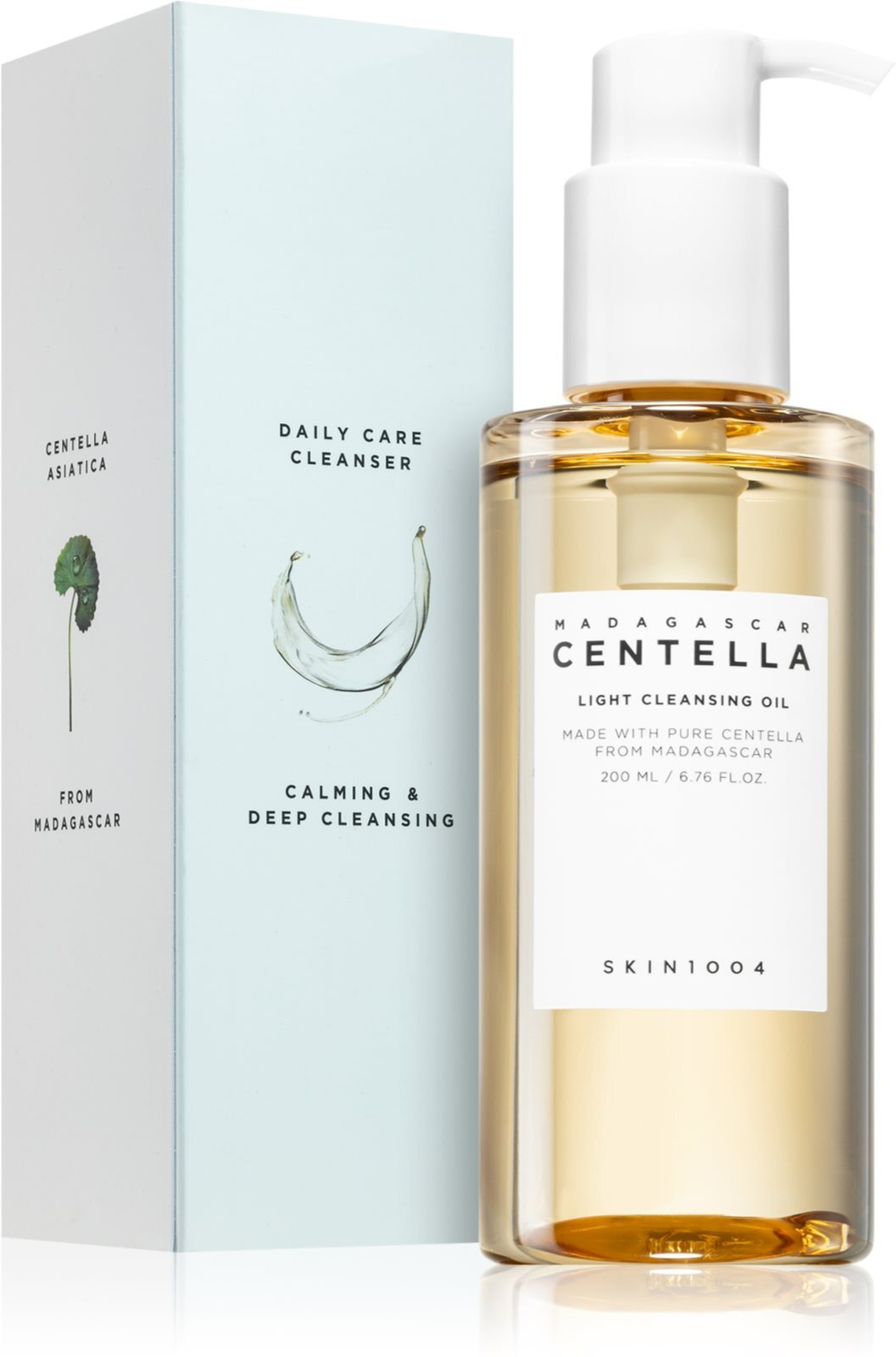 SKIN1004 Madagascar Centella Light Cleansing Oil - очищающее масло для снятия макияжа с успокаивающим эффектом /   200  ml  / GTIN 8809576261110